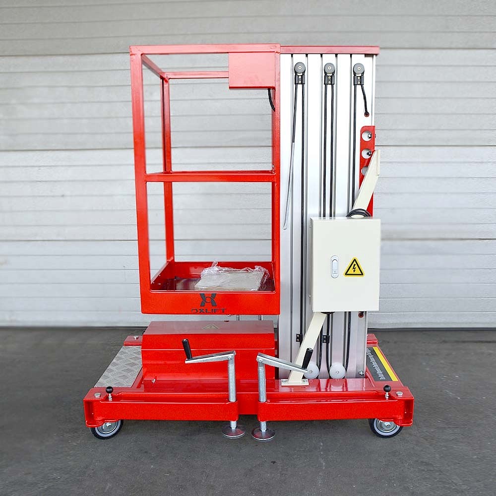 Фото 46 - Телескопический Одномачтовый Подъемник ZX-1-060 OXLIFT 6 м 125 кг.