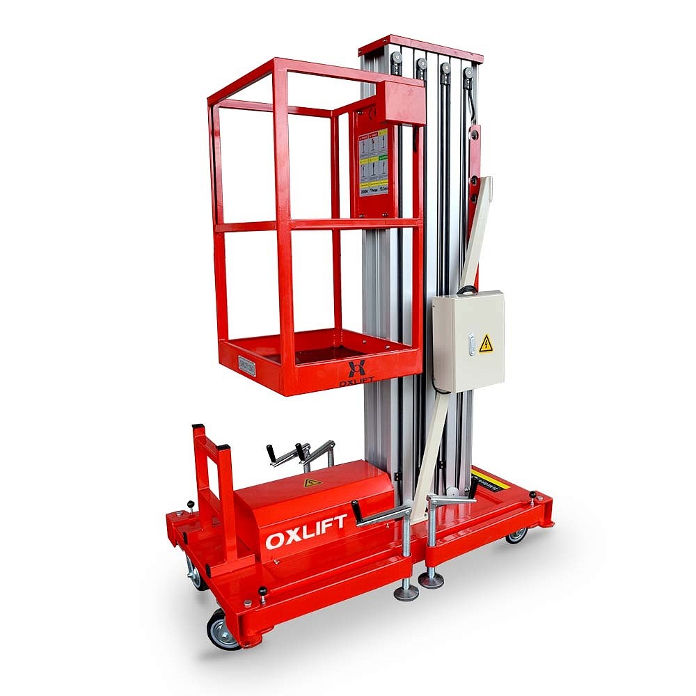 Фото 72 - Телескопический Одномачтовый Подъемник ZX-1-080 OXLIFT 8 м 125 кг.
