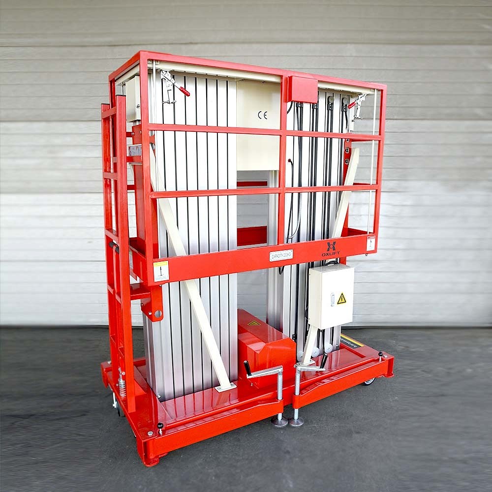 Фото 35 - Телескопический Двухмачтовый Подъемник ZX-2-120 OXLIFT 12 м 200 кг.