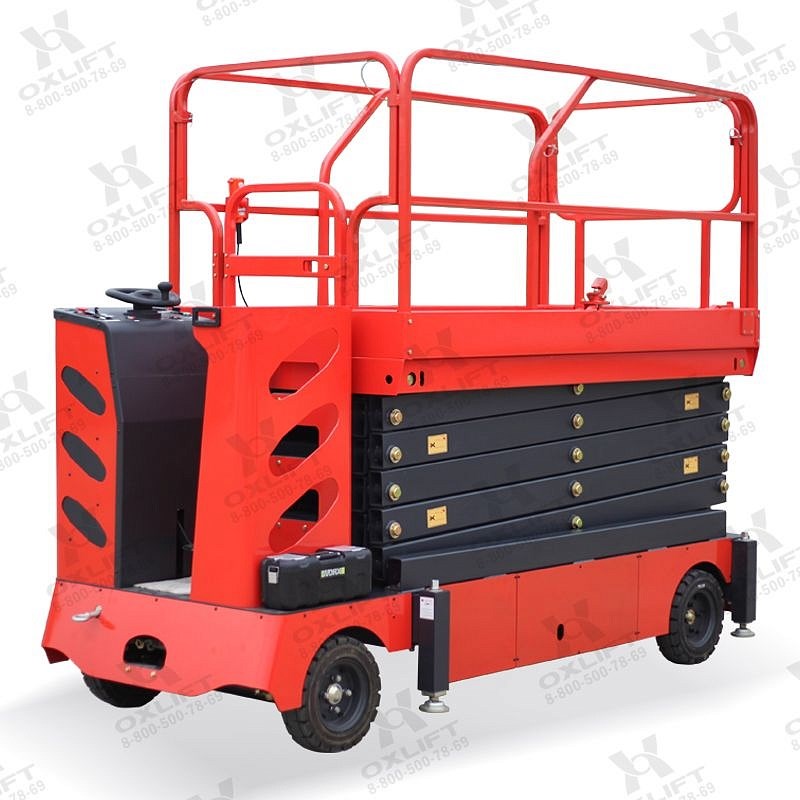 Фото 45 - Самоходный Ножничный Подъемник QZ-050-110 WD OXLIFT 500 кг 11 м.