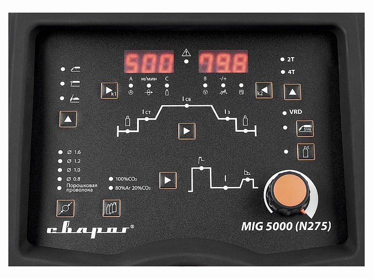 Фото 2 - Сварочный инвертор MIG Сварог TECH MIG 5000 DIGITAL (N275).