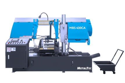 Фото 19 - MetalTec MBS 430 CА автоматический колонный ленточнопильный станок.